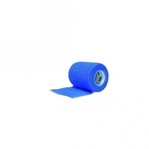 BANDE COHESIVE VELPEAU PRESS 3mx7cm BLEUE