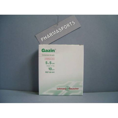 COMPRESSE DE GAZE STERILE 5x5 BTE DE 10