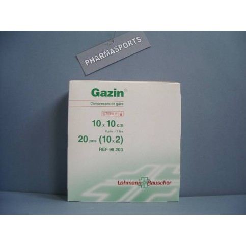 COMPRESSE DE GAZE STERILE 10x10 BTE DE 10