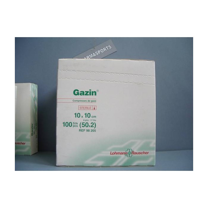 COMPRESSE DE GAZE STERILE 10x10 BTE DE 50