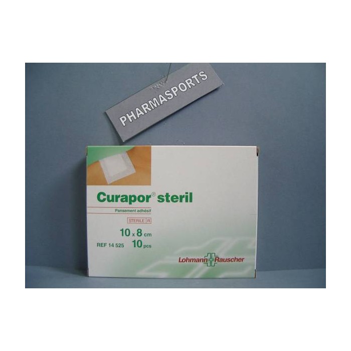 PANSEMENTS STERILES ADHESIFS CURAPOR10CMx8CM