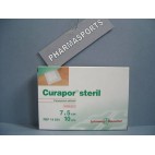 PANSEMENTS STERILES ADHESIFS CURAPOR 7CMx5CM