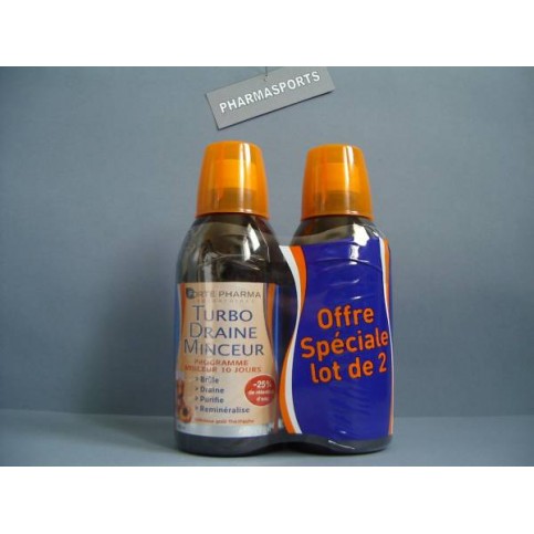 2X 500 ML MINCEUR TURBO DRAINE GOUT THE VERT PECHE