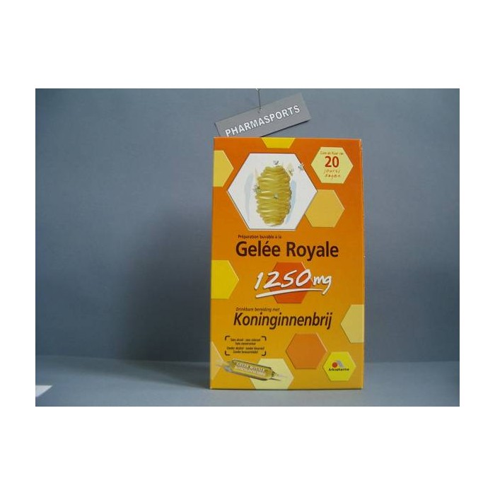 LOT DE 2 GELEE ROYALE 1250mg AMPOULES 