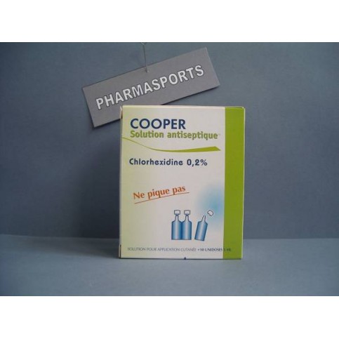 LOT DE 2 ANTISEPTIQUE SOLUTION CHLORHEXIDINE