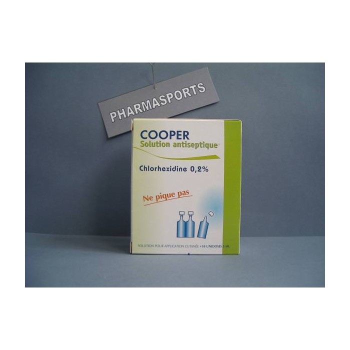 LOT DE 2 ANTISEPTIQUE SOLUTION CHLORHEXIDINE