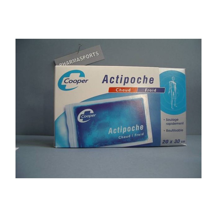 LOT DE 2 POCHE DE FROID ACTIPOCHE 20X30CM